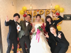 《芳章様・知佳様・アンヘルハート少人数結婚式》