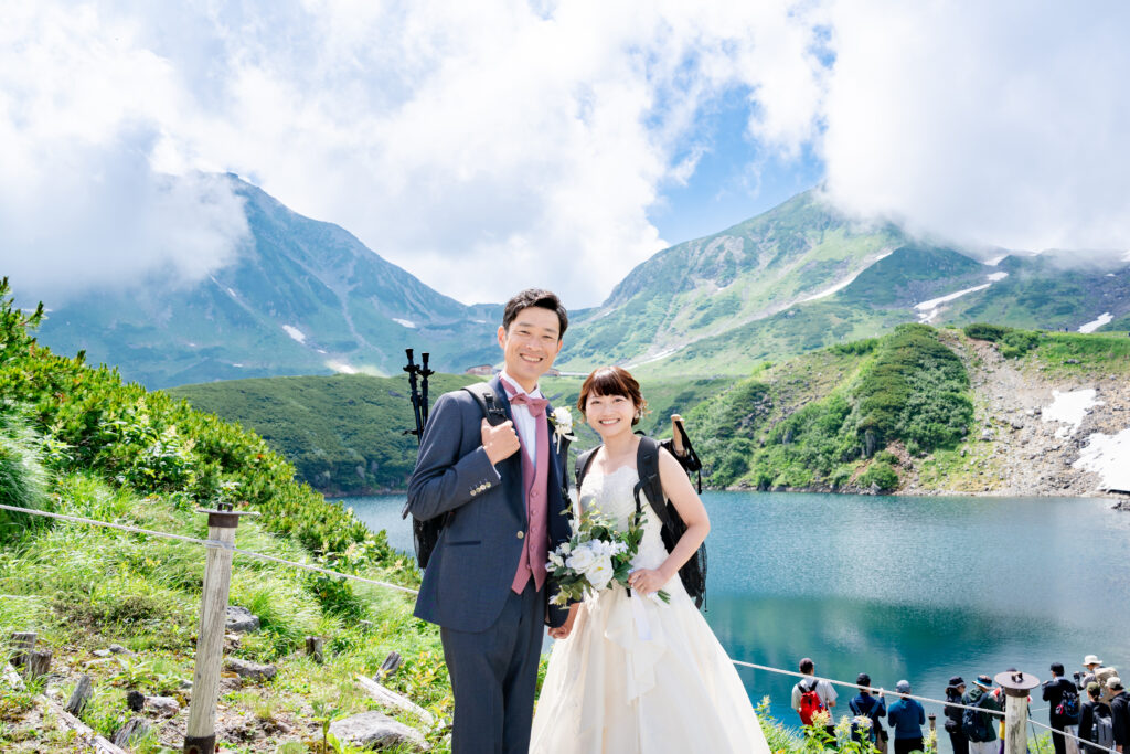 立山山麓でロケーションフォト